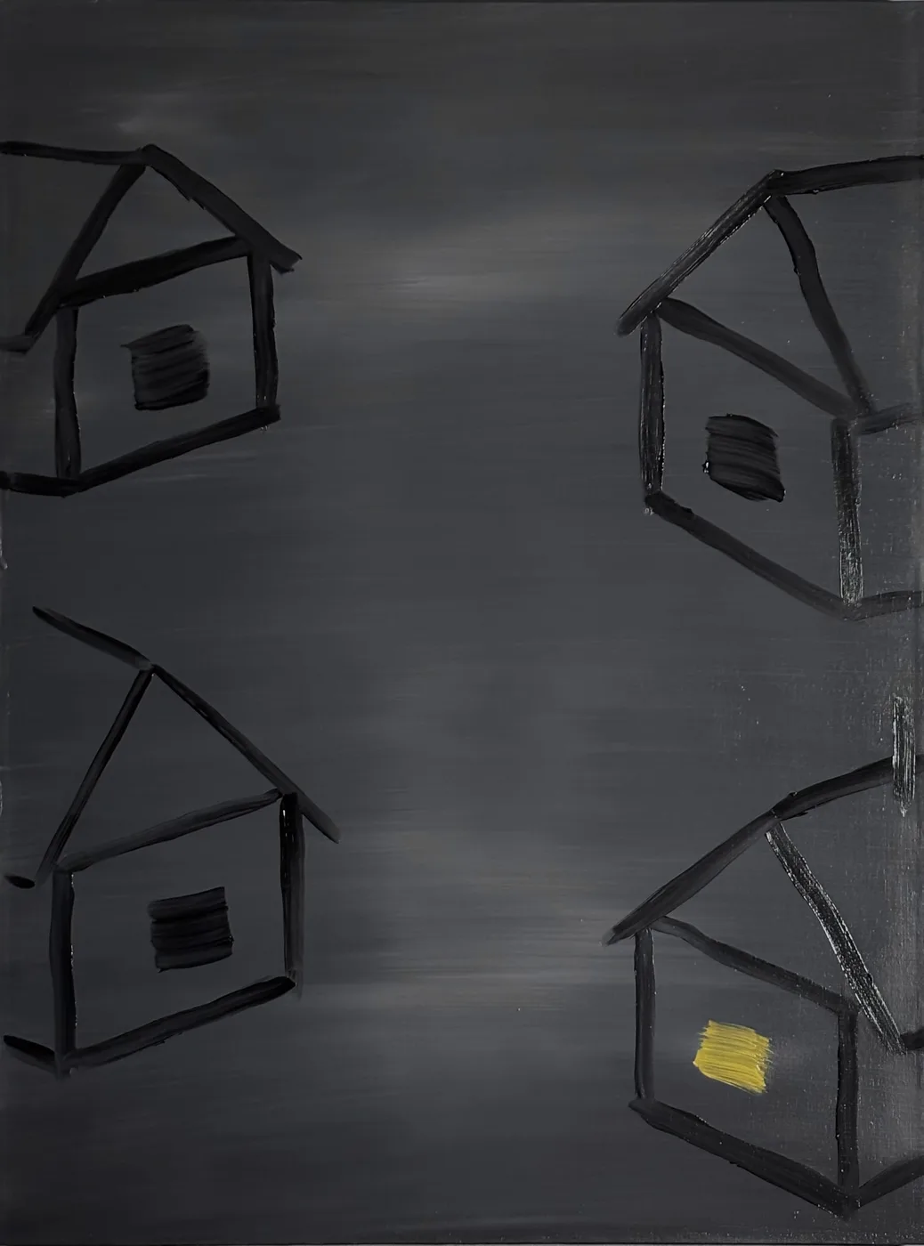 135 — A town with one lit window